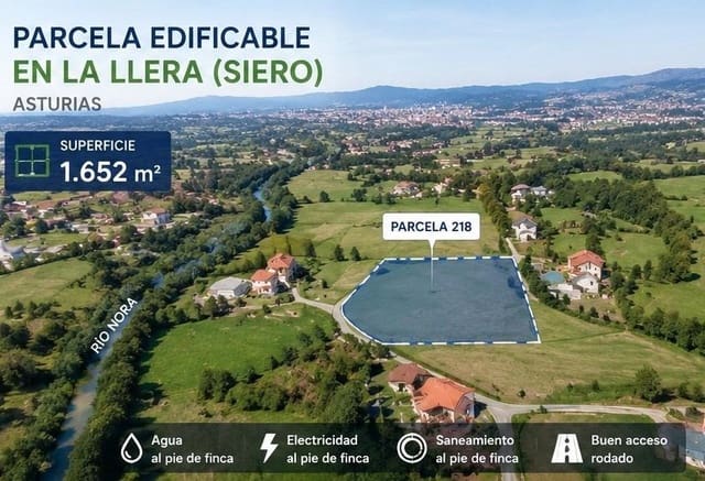 Byggegrund til salg i Siero - € 70.000 (Ref: 9911229)