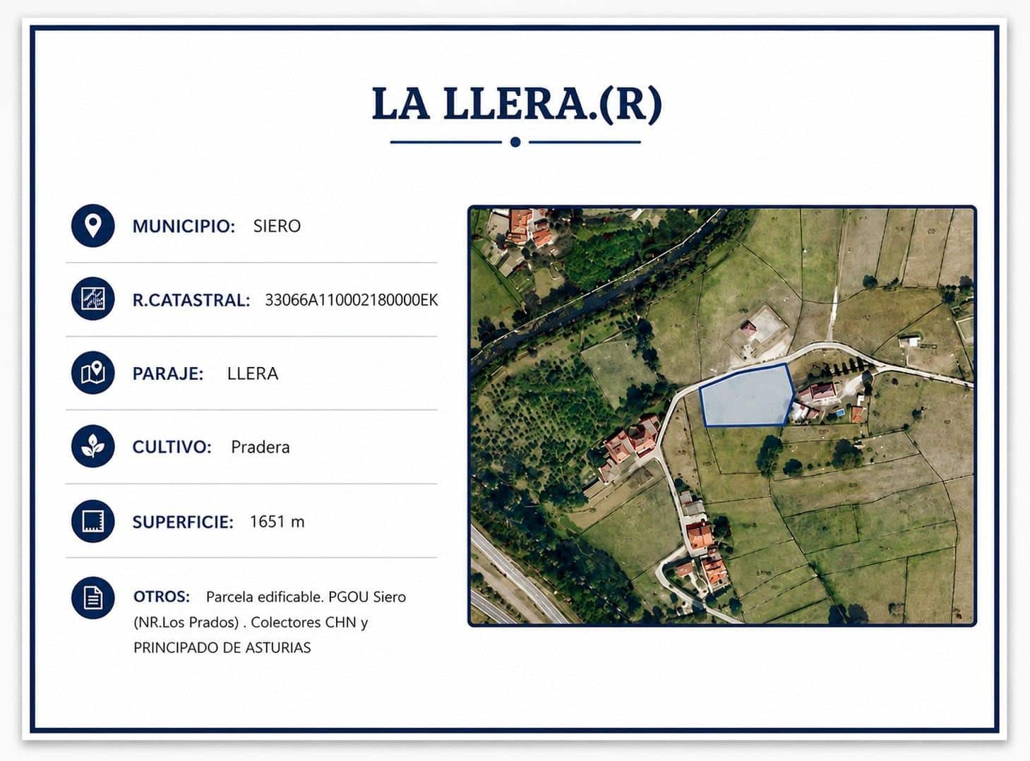 Byggegrund til salg i Siero - € 70.000 (Ref: 9911229)
