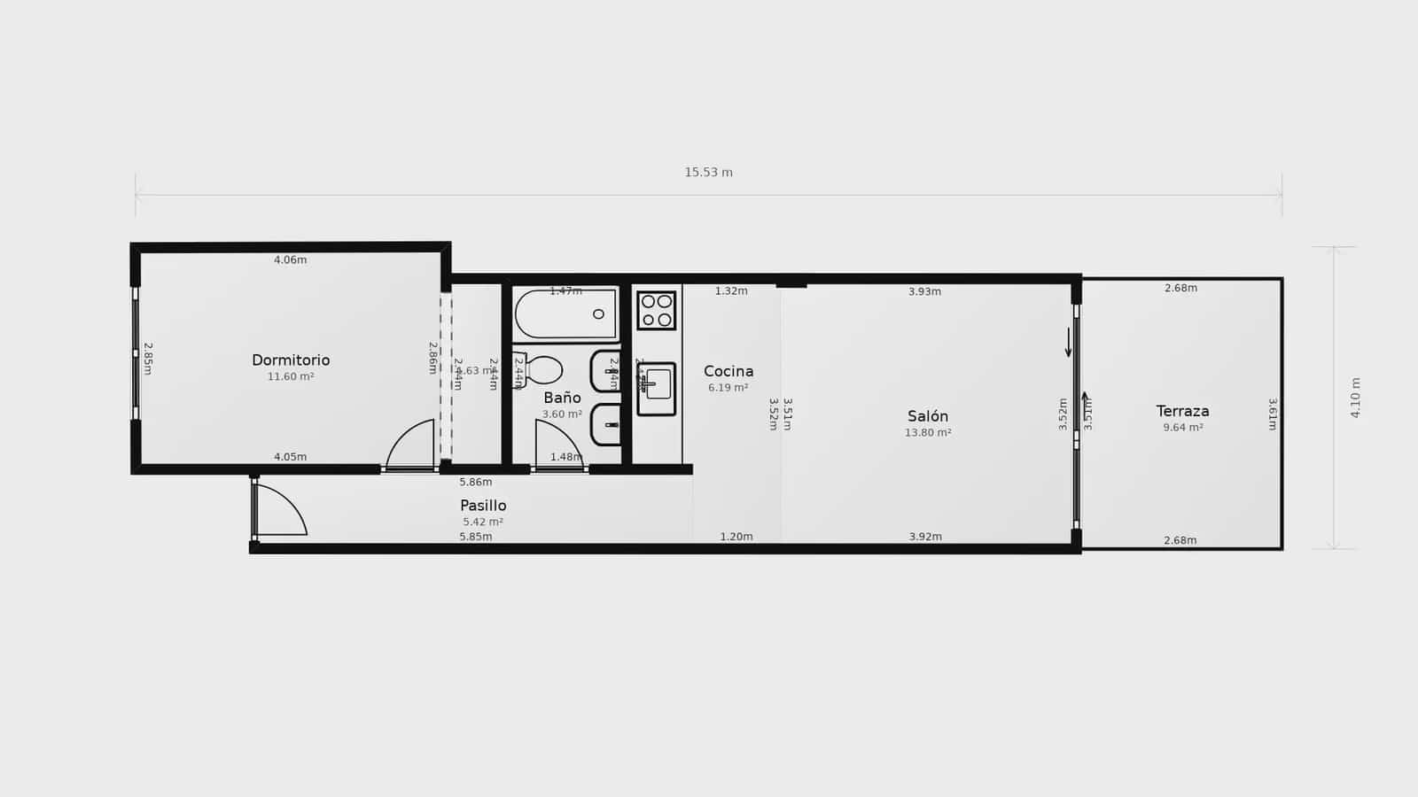 1 sypialnia Apartament na sprzedaż w Adeje z basenem - 260 000 € (Ref: 9815034)