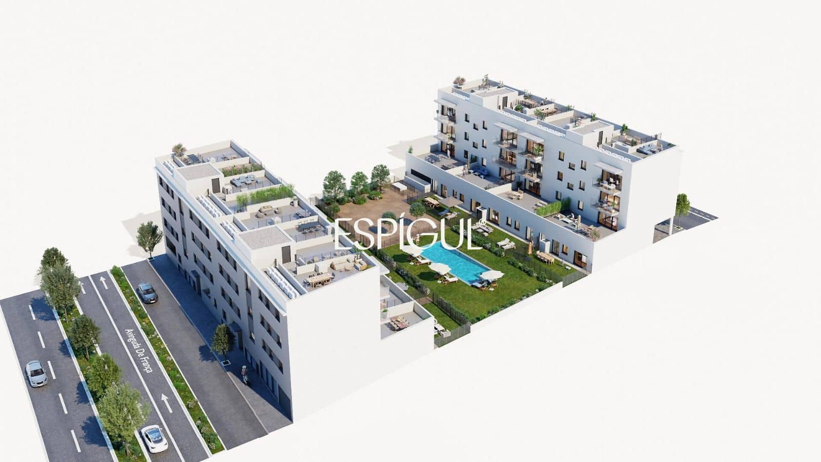 Piso de 1 habitación en Sarrià de Ter en venta con piscina garaje - 210.000 € (Ref: 10015955)