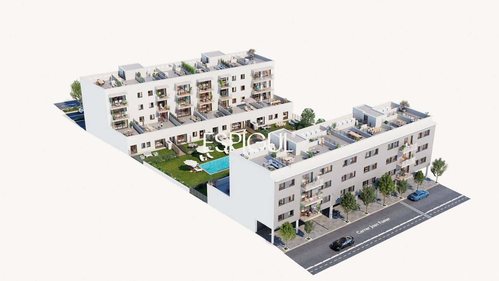 Piso de 1 habitación en Sarrià de Ter en venta con piscina garaje - 190.000 € (Ref: 10015957)