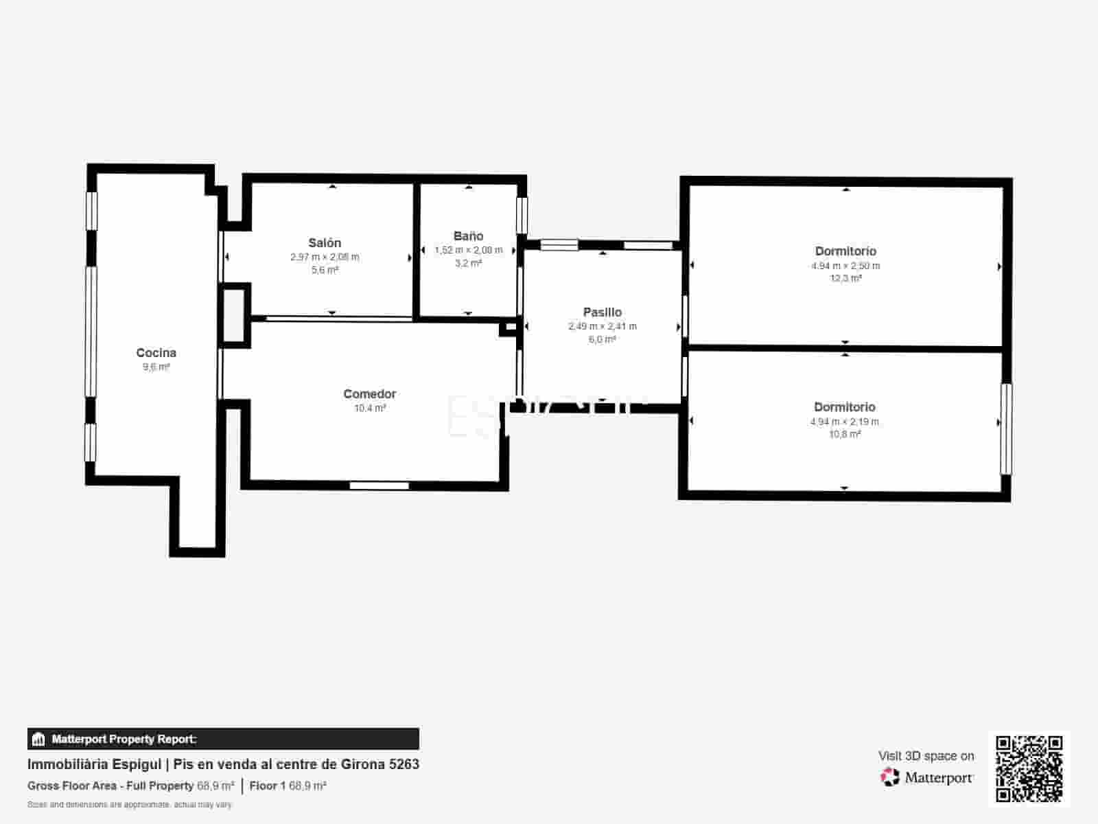 2 makuuhuone Asunto myytävänä paikassa Girona kaupunki - 340 000 € (Ref: 10015979)