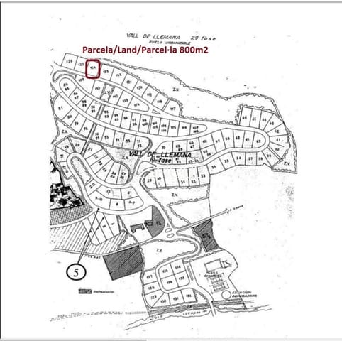 Building Plot for sale in Sant Martí de Llémena - € 65,000 (Ref: 10016013)