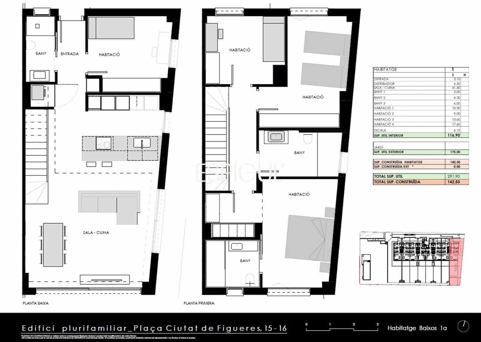 3 bedroom Flat for sale in Girona city with pool garage - € 660,000 (Ref: 10165361)