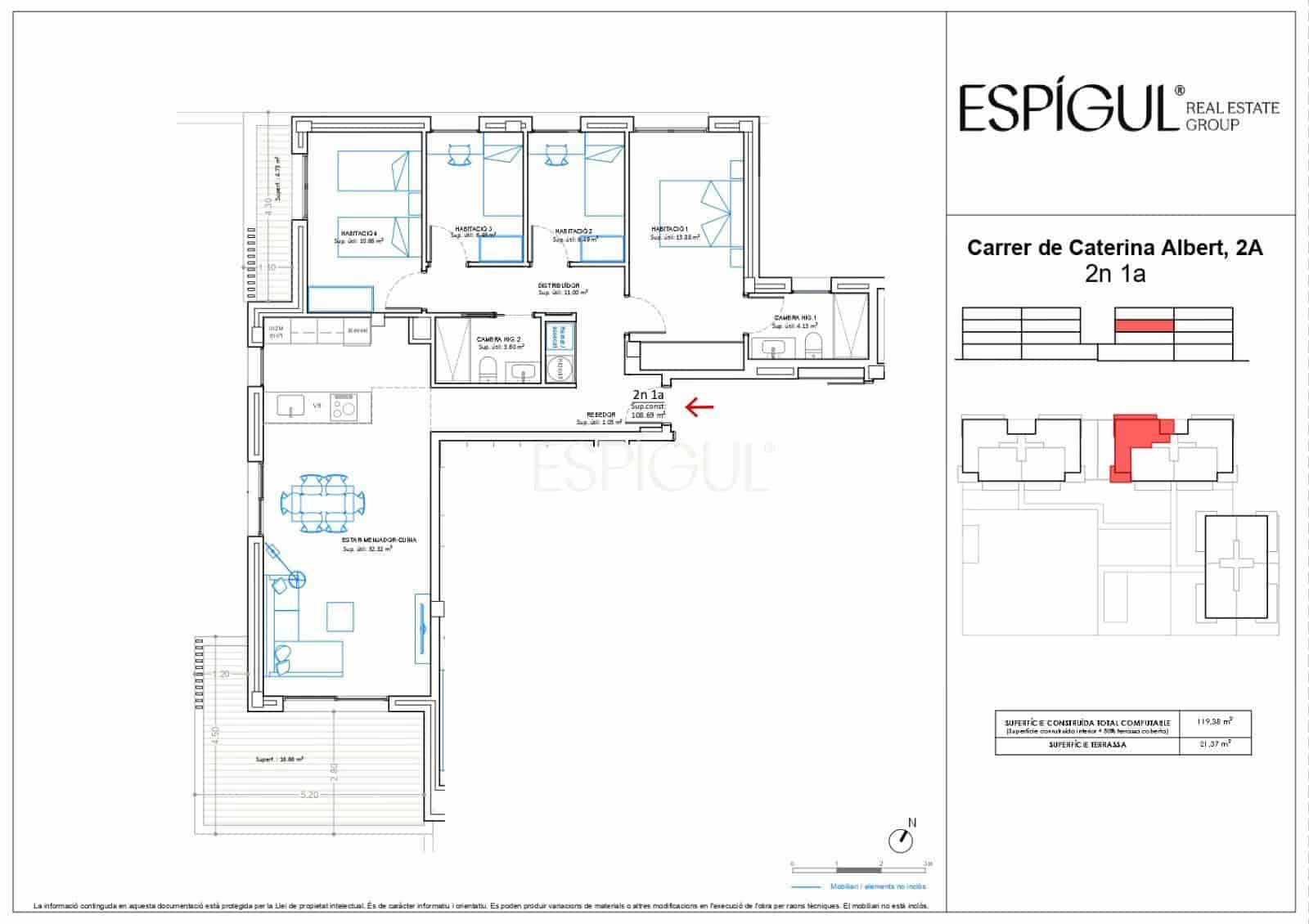 4 soverom Leilighet til salgs i Vilablareix med svømmebasseng garasje - € 410 000 (Ref: 10177656)