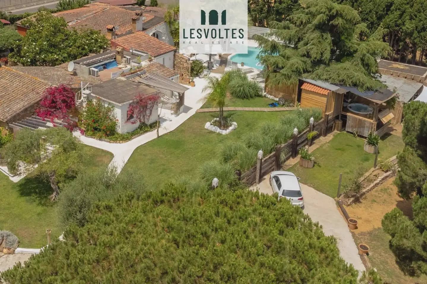 5 chambre Finca/Maison de Campagne à vendre à Mont-ras avec piscine - 2 500 000 € (Ref: 10081902)