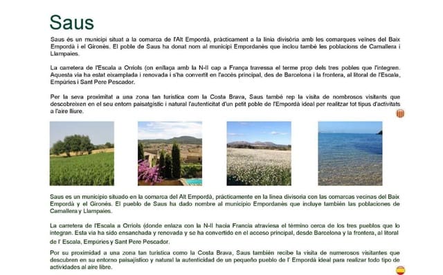 Terreno/Finca Rústica en Saus, Saus, Camallera i Llampaies en venta - 125.000 € (Ref: 10086543)
