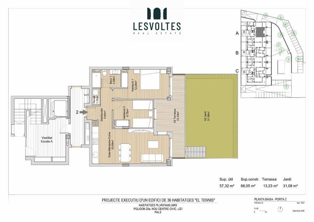 2 bedroom Flat for sale in Pals with pool garage - € 310,000 (Ref: 10145041)