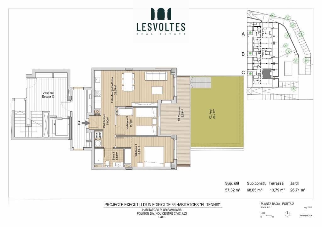 2 bedroom Flat for sale in Pals with pool garage - € 310,000 (Ref: 10145041)