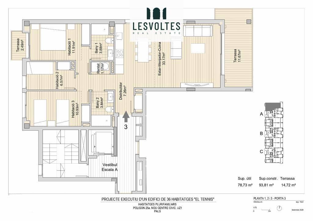 2 bedroom Flat for sale in Pals with pool garage - € 310,000 (Ref: 10145041)