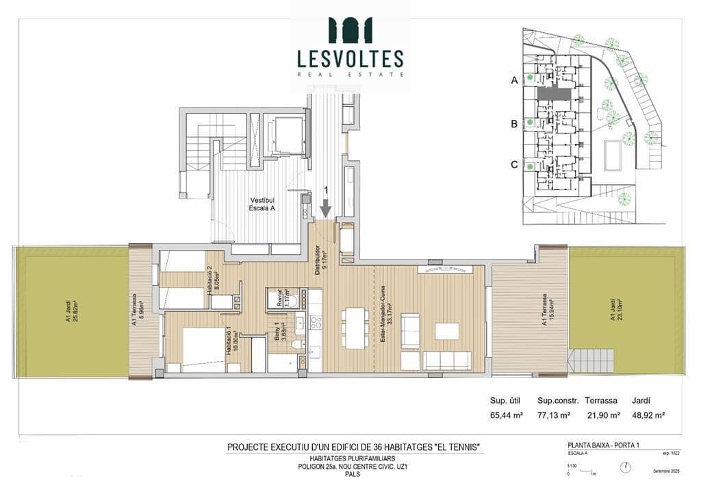 2 bedroom Flat for sale in Pals with pool garage - € 310,000 (Ref: 10145041)