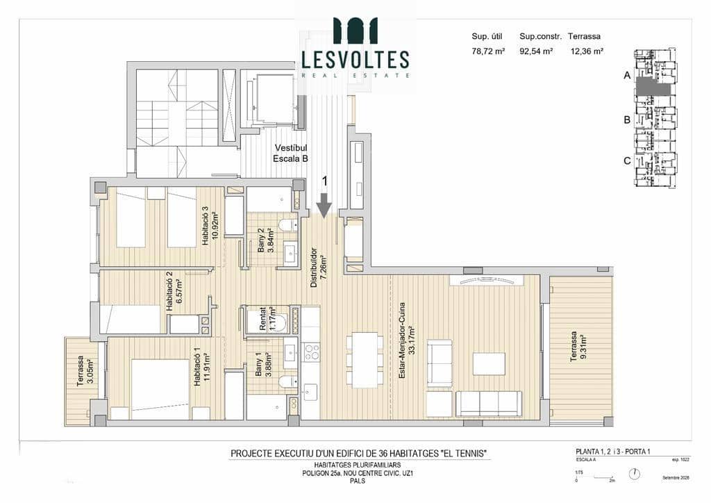 2 bedroom Flat for sale in Pals with pool garage - € 310,000 (Ref: 10145041)