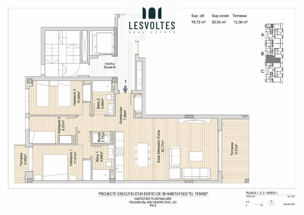 2 bedroom Flat for sale in Pals with pool garage - € 310,000 (Ref: 10145041)