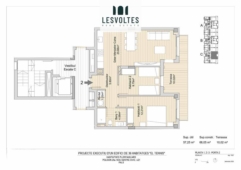 2 bedroom Flat for sale in Pals with pool garage - € 310,000 (Ref: 10145041)