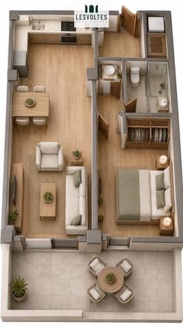 1 slaapkamer Flat te koop in Palafrugell met garage - € 160.000 (Ref: 10180910)