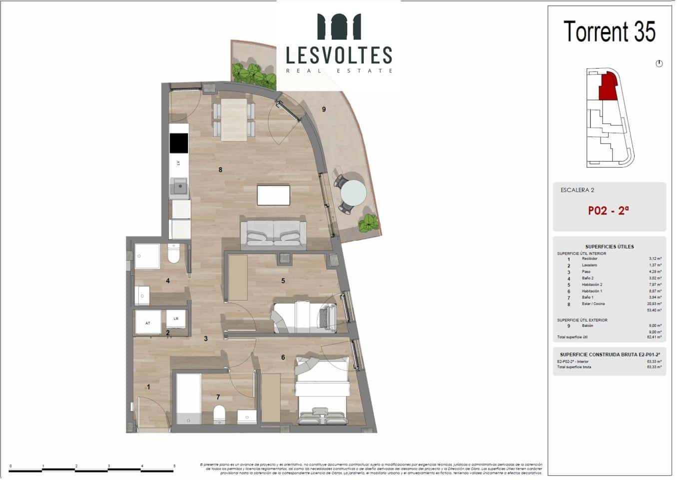 2 slaapkamer Flat te koop in Palafrugell met zwembad garage - € 205.000 (Ref: 10180911)