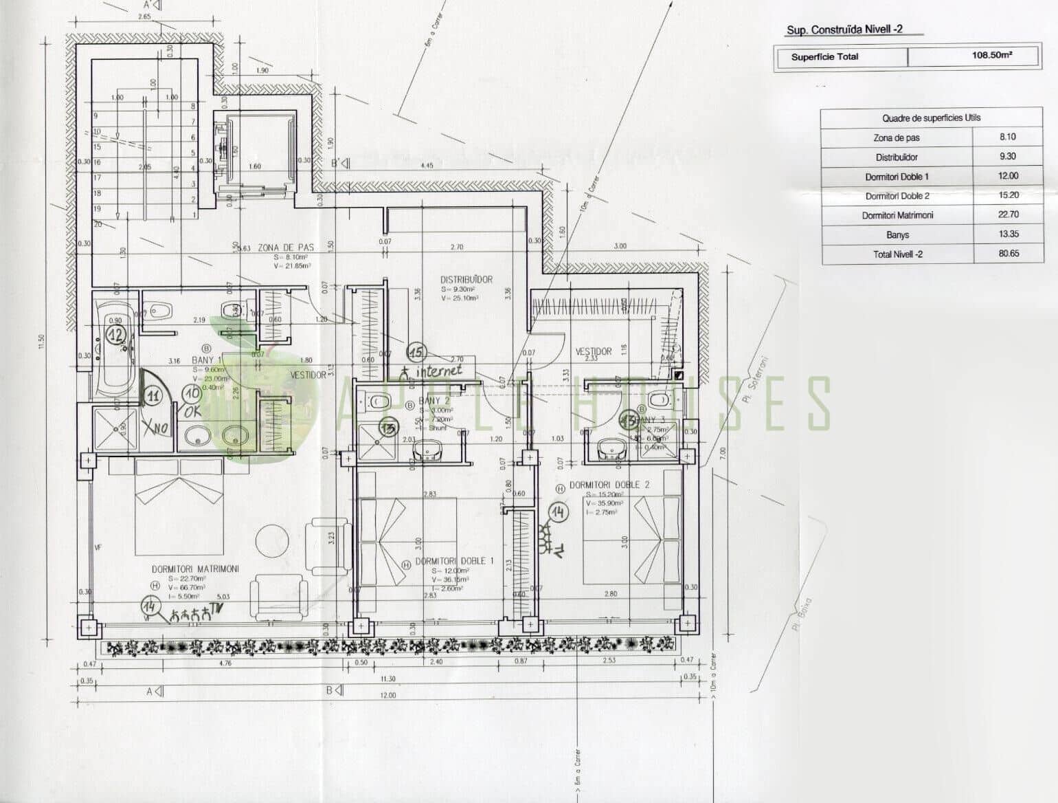 3 soverom Villa til salgs i Sitges med svømmebasseng garasje - € 870 000 (Ref: 8814686)