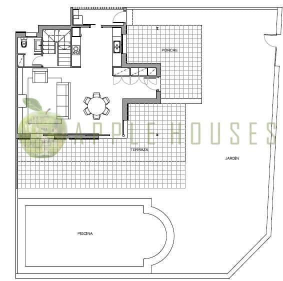 4 soveværelse Rækkehus til salg i Sitges med swimmingpool - € 1.450.000 (Ref: 8814693)