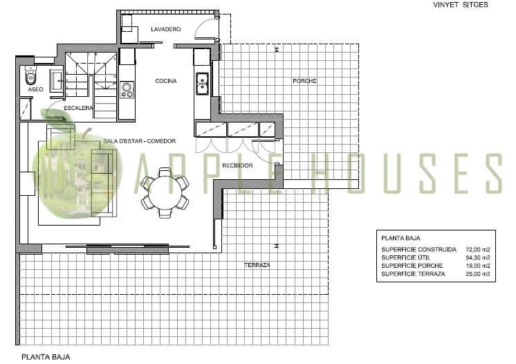 4 soveværelse Rækkehus til salg i Sitges med swimmingpool - € 1.450.000 (Ref: 8814693)