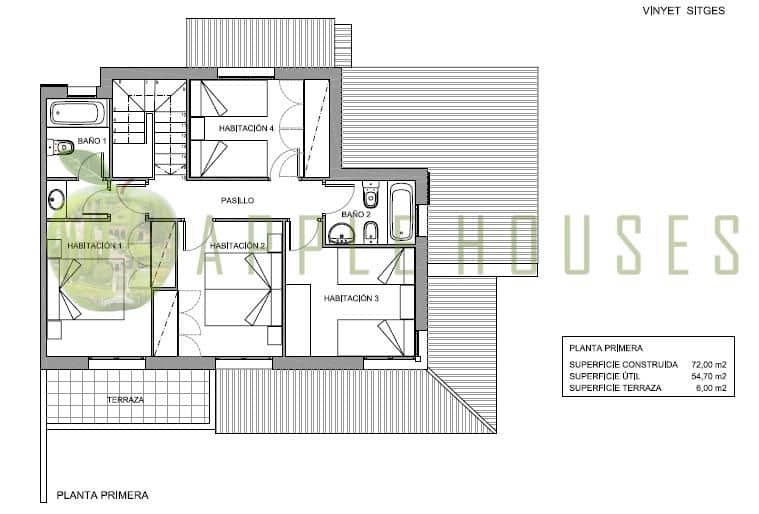 4 makuuhuone Rivitalo myytävänä paikassa Sitges mukana uima-altaan - 1 450 000 € (Ref: 8814693)