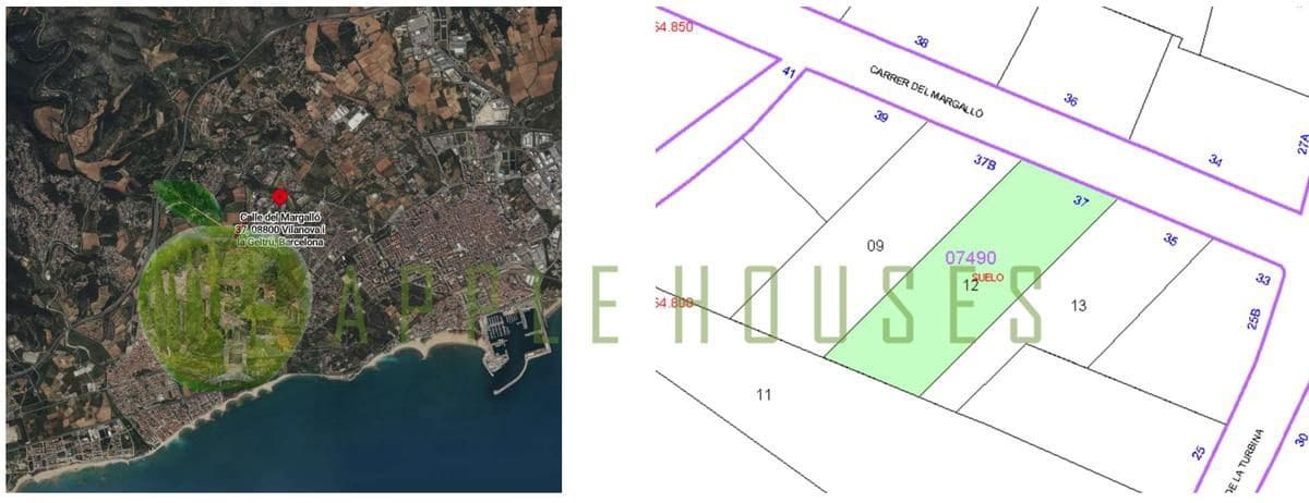 Byggegrund til salg i Vilanova i la Geltru - € 245.000 (Ref: 8814697)