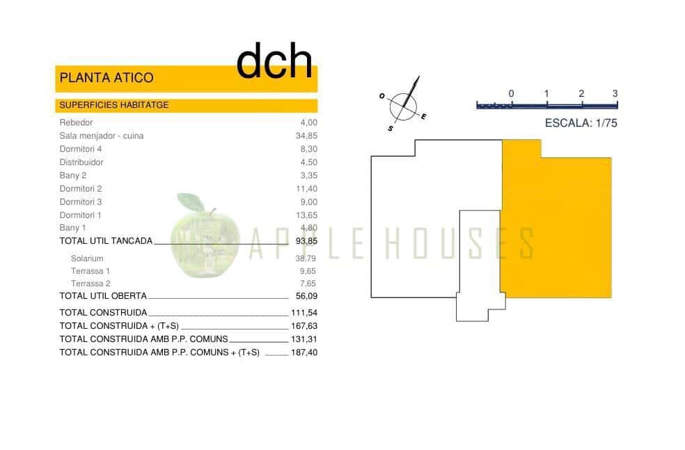 4 soveværelse Penthouse til salg i Vilanova i la Geltru med garage - € 478.000 (Ref: 9195484)