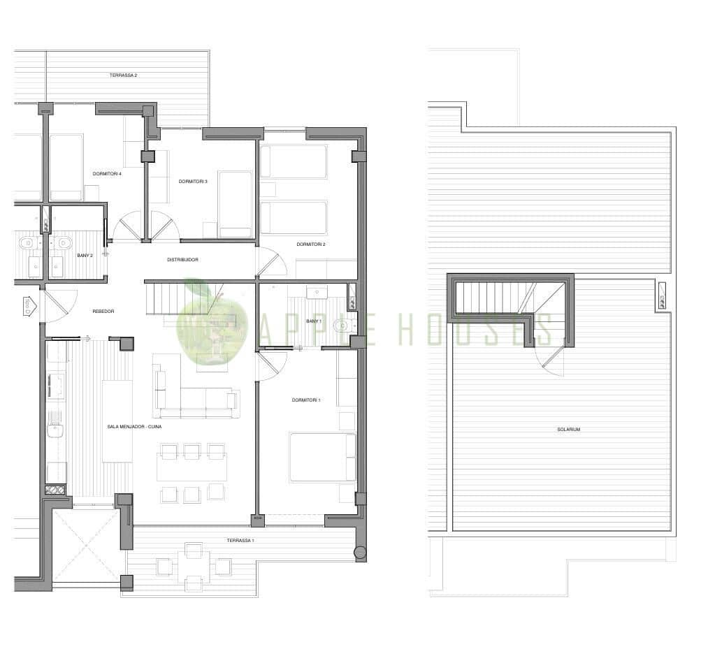 4 soveværelse Penthouse til salg i Vilanova i la Geltru med garage - € 478.000 (Ref: 9195484)