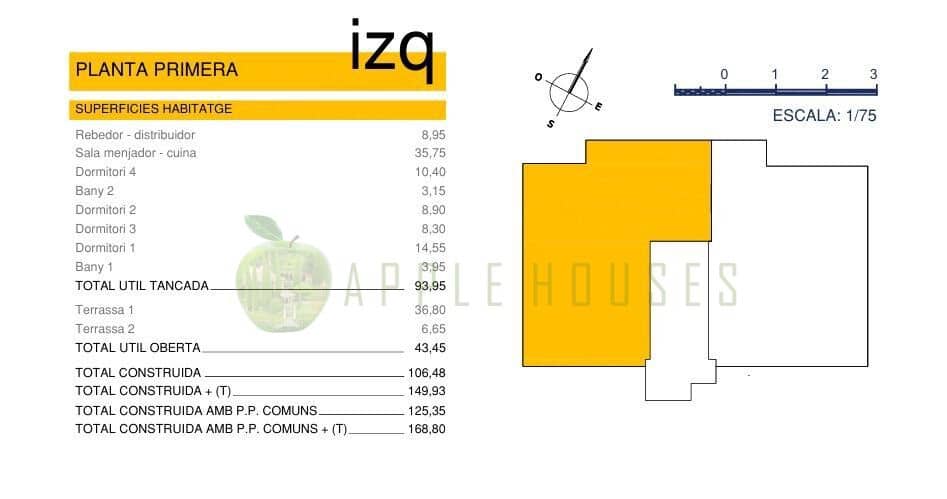 4 sovrum Takvåning till salu i Vilanova i la Geltru med garage - 478 000 € (Ref: 9195484)