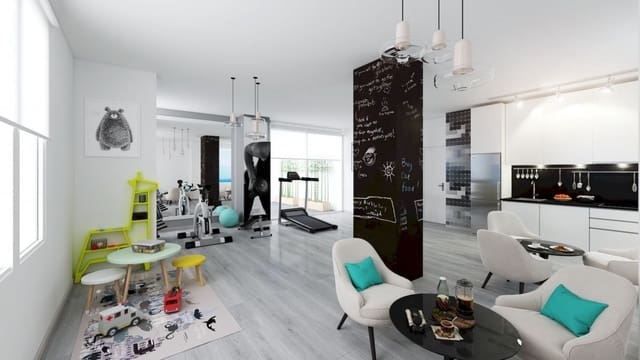 2 soveværelse Lejlighed til salg i Playa Arenal - Bol, Calpe / Calp med swimmingpool - € 559.250 (Ref: 8062238)