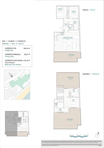 3 soveværelse Penthouse til salg i Centro Urbano, La Villajoyosa / Vila Joiosa - € 794.700 (Ref: 8464072)