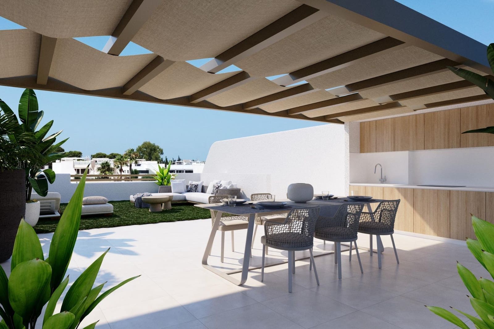 3 soveværelse Lejlighed til salg i Los Cuarteros med swimmingpool - € 369.900 (Ref: 8814631)