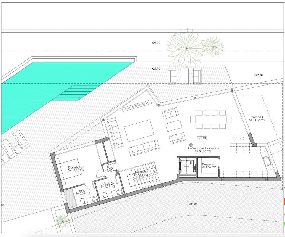 4 makuuhuone Huvila myytävänä paikassa Calpe / Calp mukana uima-altaan - 1 400 000 € (Ref: 9738085)