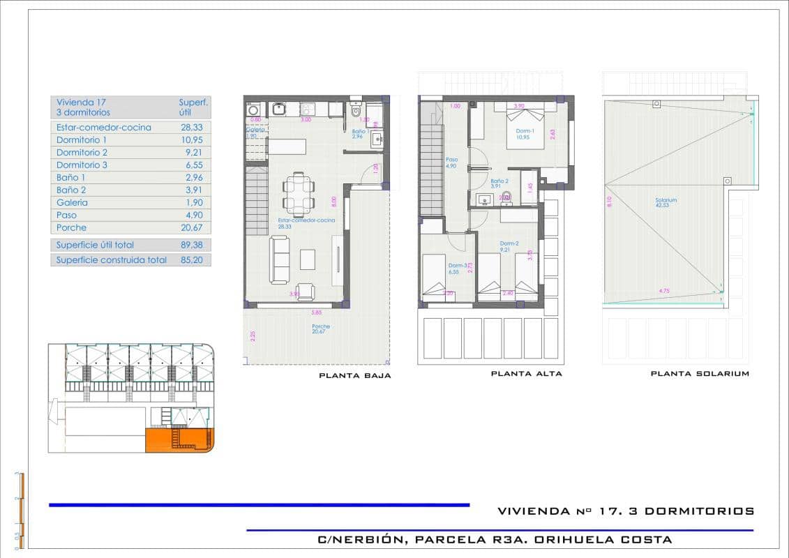 3 bedroom Apartment for sale in Orihuela with pool - € 363,500 (Ref: 9738106)