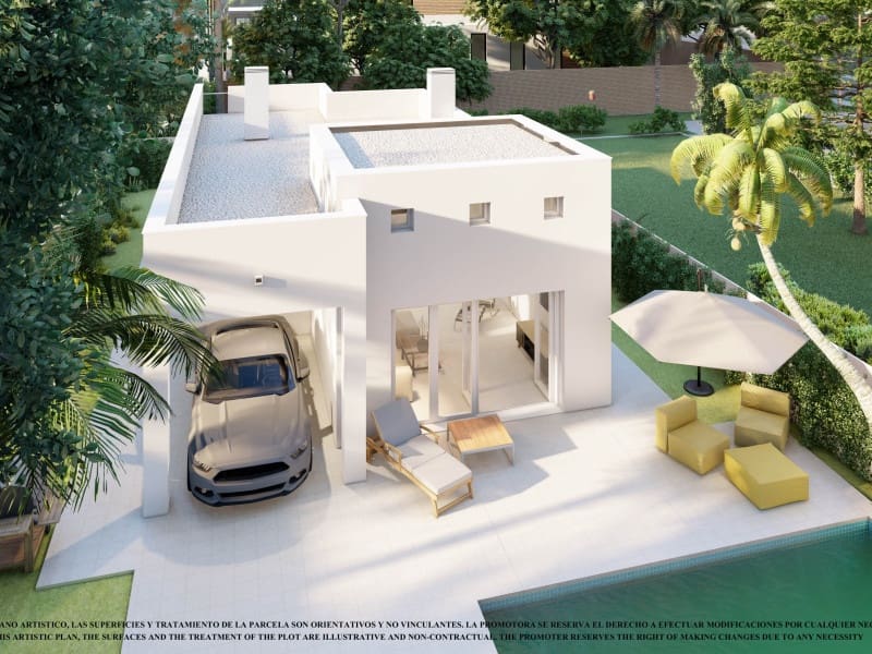 Chalet de 3 habitaciones en Los Alcázares en venta con piscina - 361.500 € (Ref: 9738110)