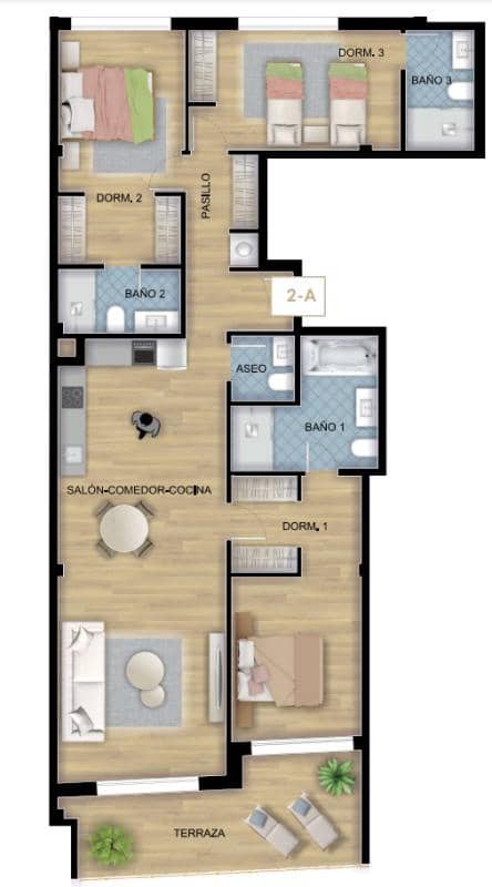 3 chambre Appartement à vendre à Torrevieja avec piscine - 365 000 € (Ref: 9738126)