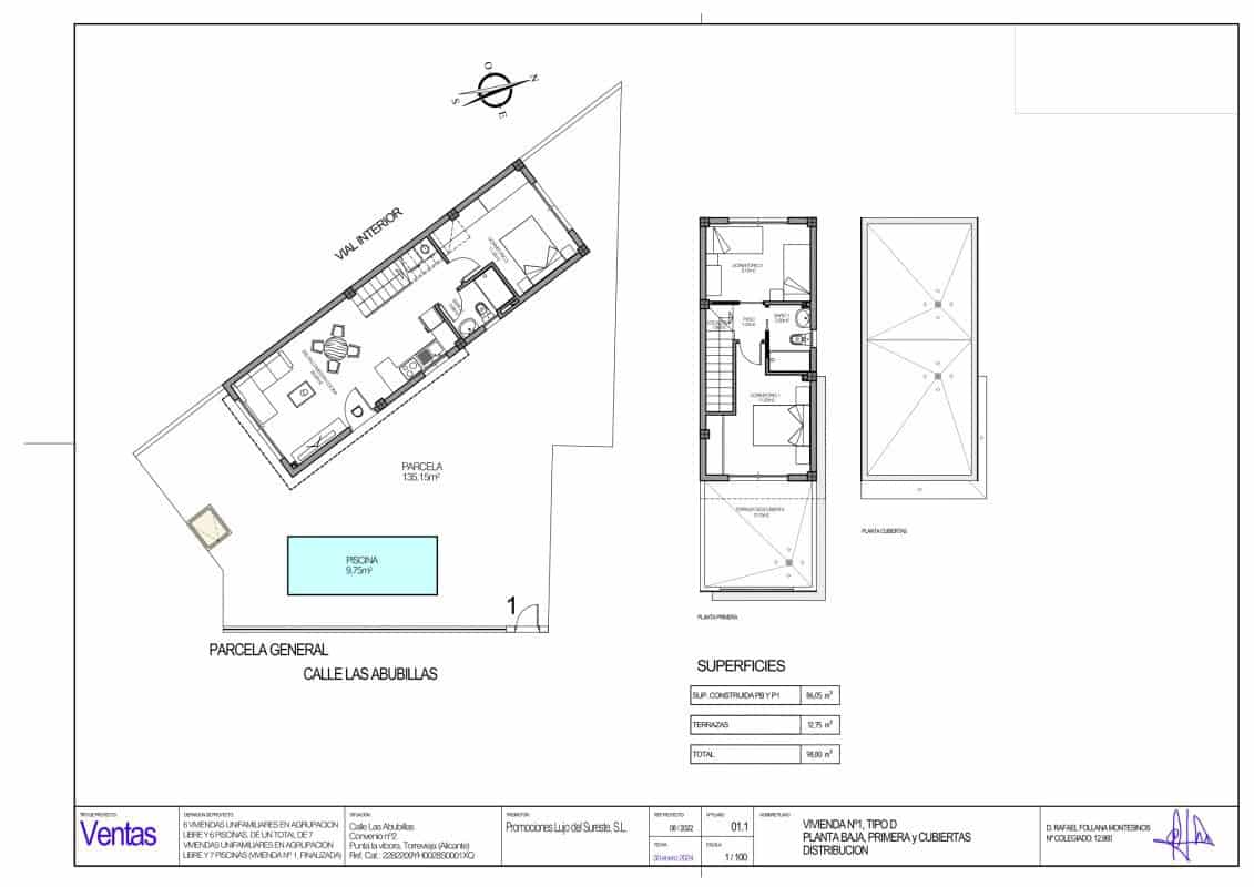 3 soveværelse Villa til salg i Torrevieja med swimmingpool - € 424.000 (Ref: 9738133)