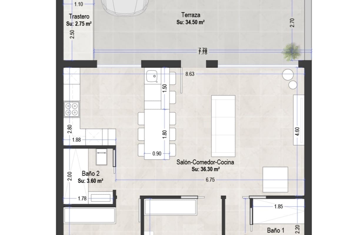 3 chambre Bungalow à vendre à San Pedro del Pinatar avec piscine - 409 000 € (Ref: 9738135)