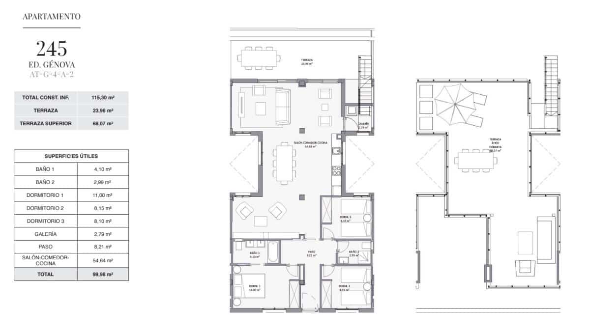 2 camera da letto Appartamento in vendita in Alfaz del Pi / L'Alfas del Pi con piscina - 540.000 € (Rif: 9738145)