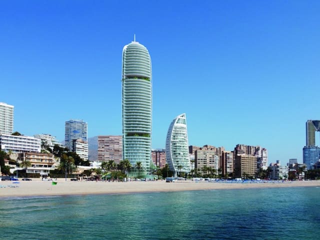 2 makuuhuone Huoneisto myytävänä paikassa Playa Poniente, Benidorm mukana uima-altaan - 1 058 000 € (Ref: 9738232)