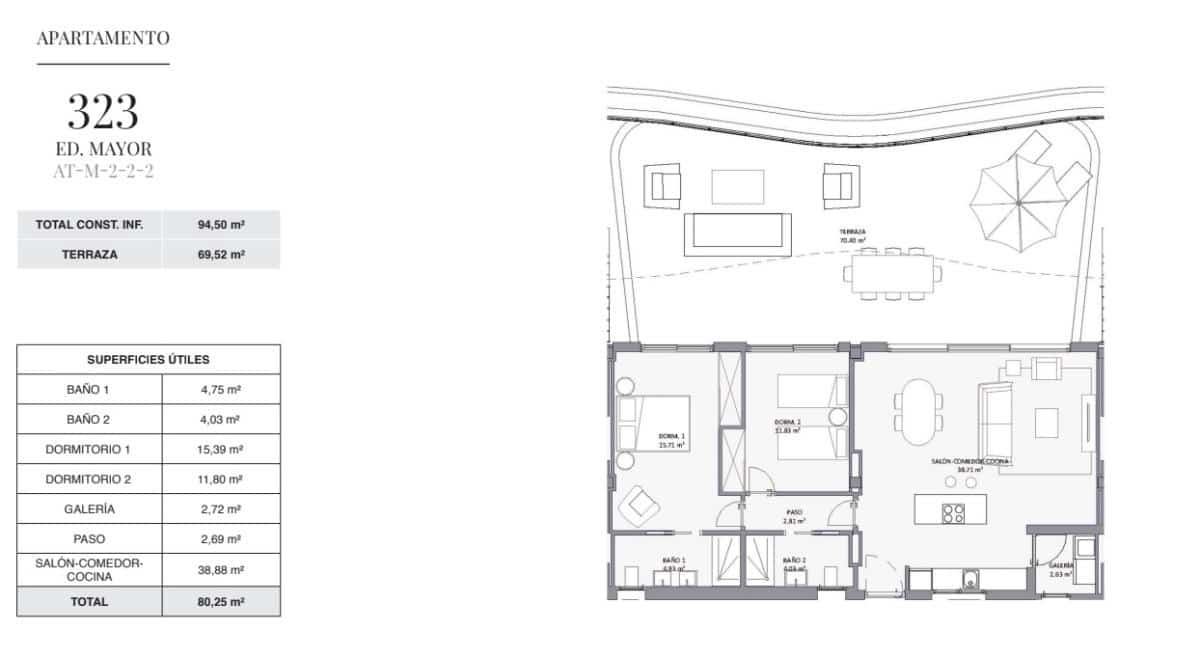 3 camera da letto Appartamento in vendita in Alfaz del Pi / L'Alfas del Pi con piscina - 950.000 € (Rif: 9738254)
