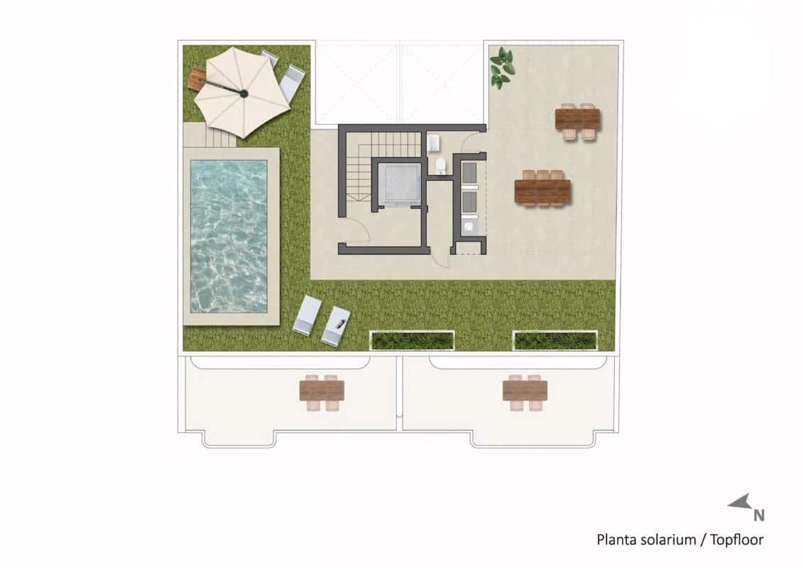 2 soveværelse Lejlighed til salg i Pilar de la Horadada med swimmingpool - € 292.900 (Ref: 9740359)