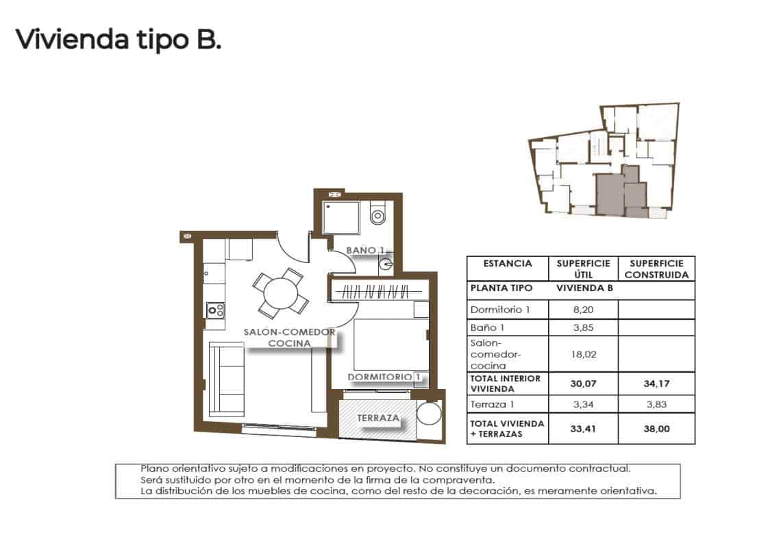 1 Zimmer Apartment zu verkaufen in Torrevieja mit Pool - 198.000 € (Ref: 9740380)