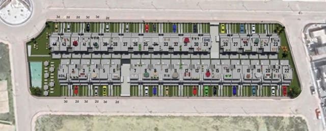 2 chambre Maison de Ville à vendre à Callosa de Segura avec piscine - 223 000 € (Ref: 9740428)