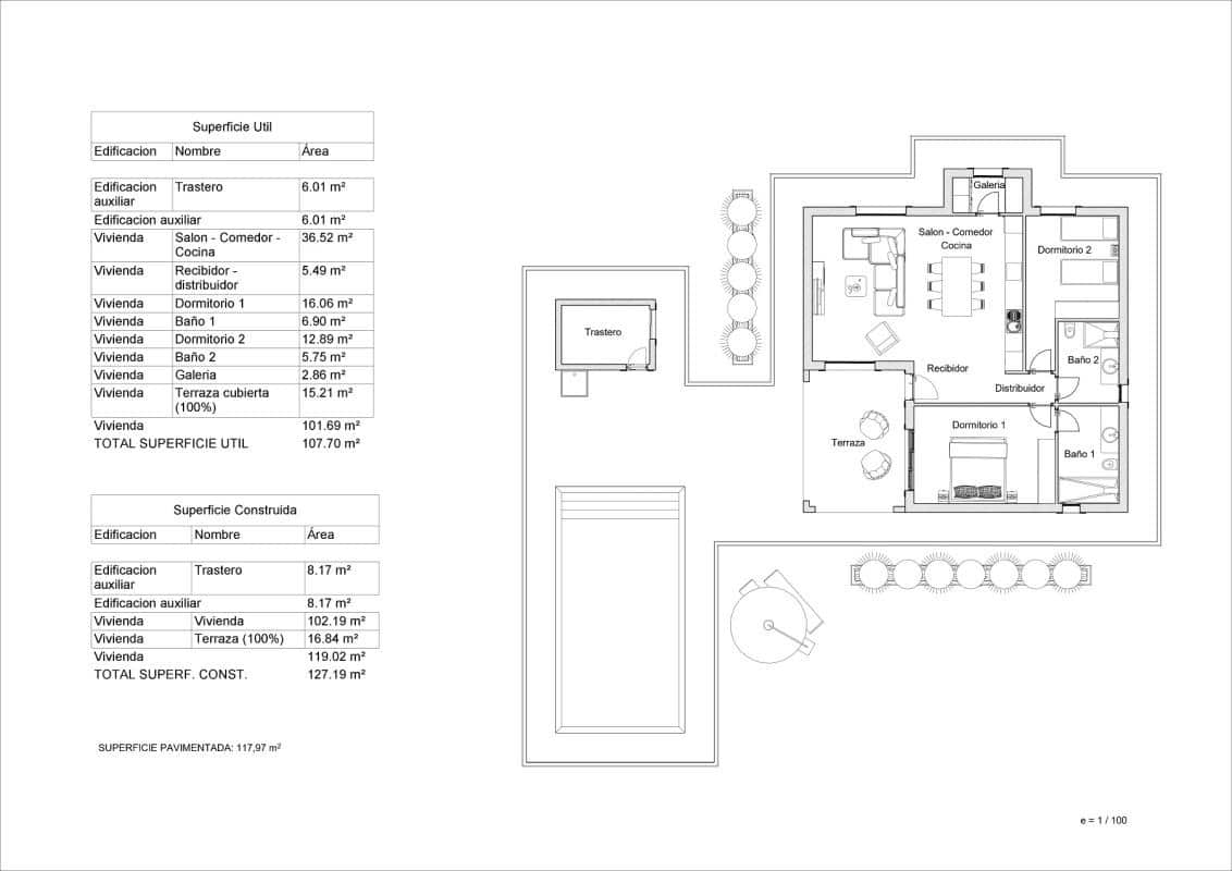 4 Zimmer Villa zu verkaufen in La Romana mit Pool - 358.000 € (Ref: 9740486)