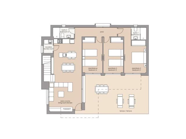 Chalet de 3 habitaciones en Desamparados - Hurchillo - Torremendo, Orihuela en venta con piscina - 469.900 € (Ref: 9740503)