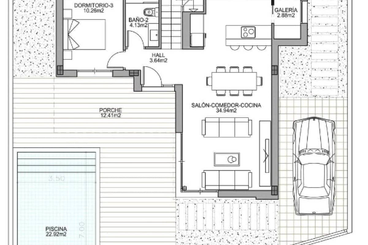 3 sypialnia Willa na sprzedaż w Benijofar z basenem - 490 000 € (Ref: 9740518)