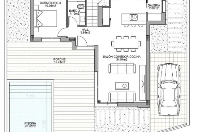 3 sypialnia Willa na sprzedaż w Benijófar z basenem - 490 000 € (Ref: 9740518)