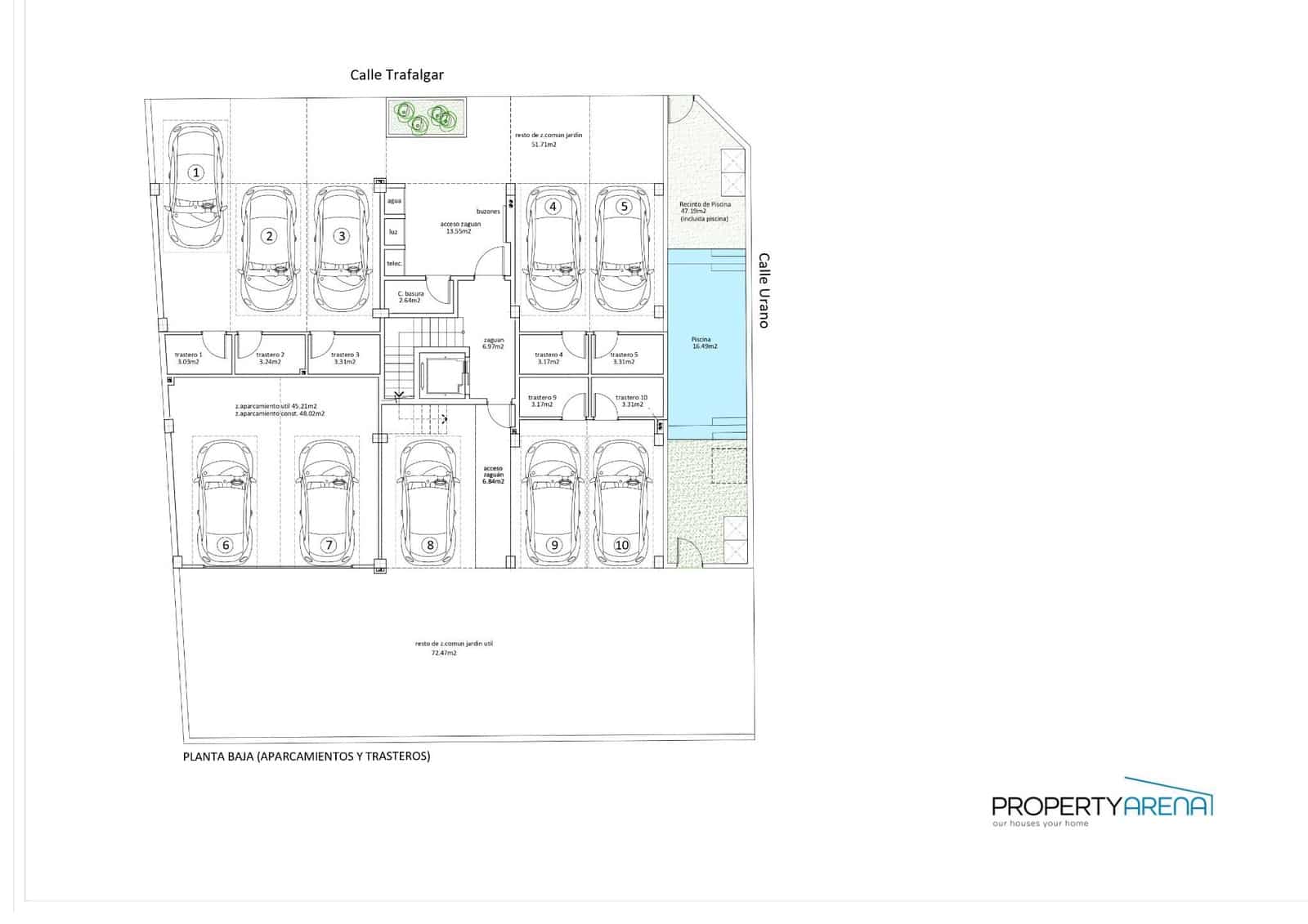 3 quarto Penthouse para venda em San Pedro del Pinatar com piscina - 949 900 € (Ref: 9787677)