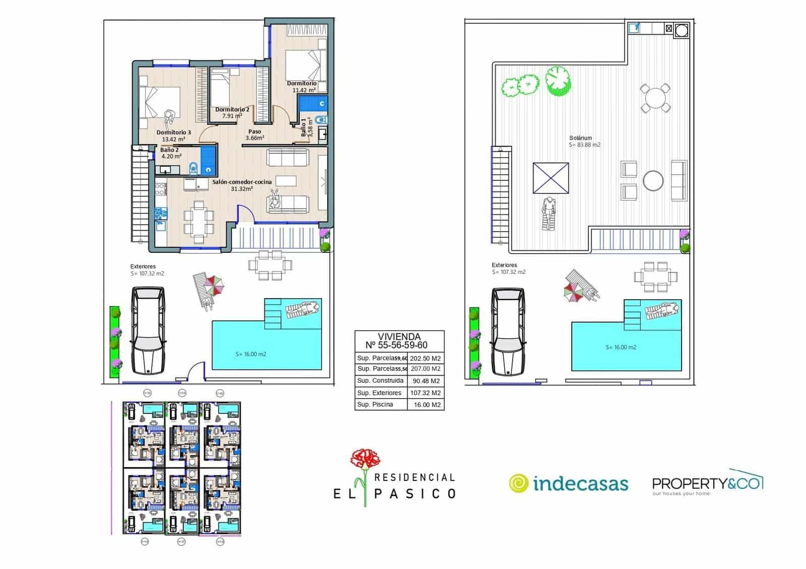 3 soveværelse Villa til salg i Torre-Pacheco med swimmingpool - € 319.900 (Ref: 9787681)