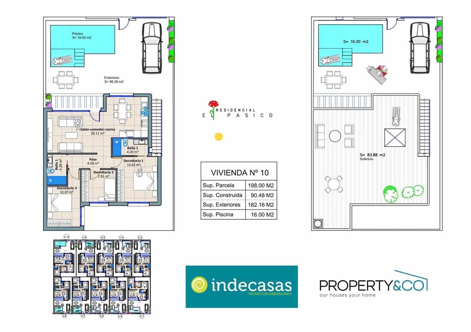 3 soveværelse Villa til salg i Torre-Pacheco med swimmingpool - € 319.900 (Ref: 9787681)